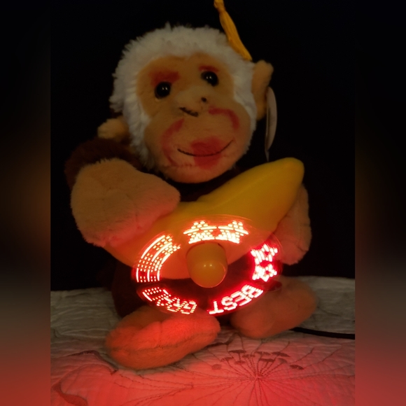 Switch Adapted Singing Graduation Monkey for Special Needs Child, Animated Plush - Picture 4 of 7